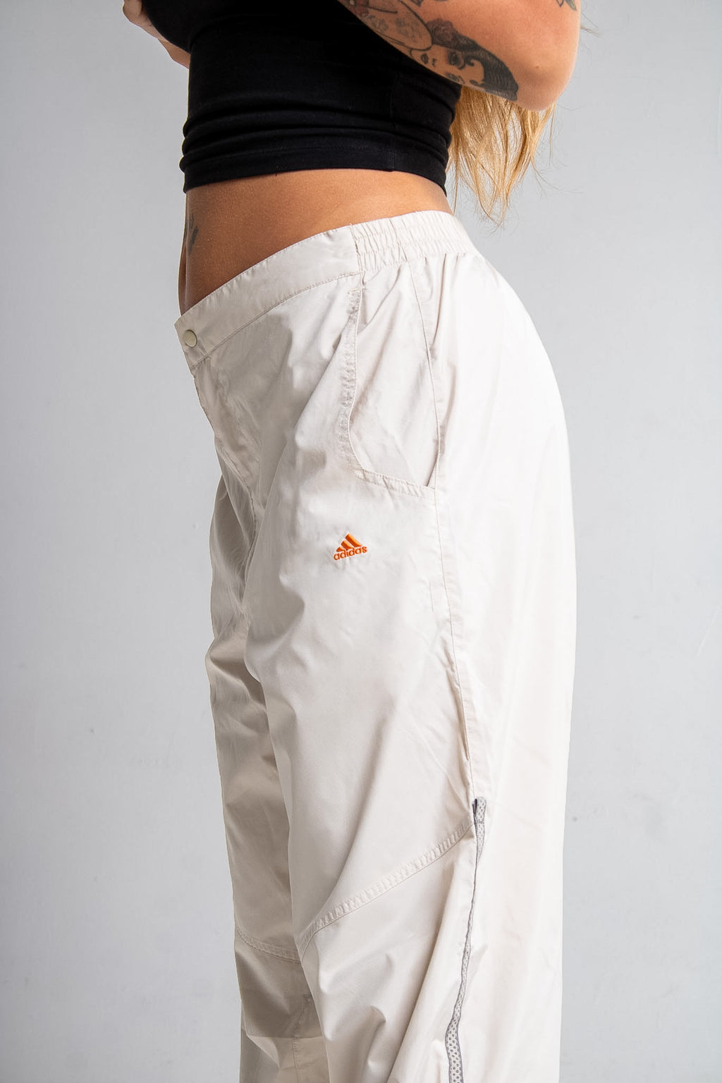 Y2K Adidas Parachute Track Pant
