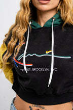 Karl Cropped Hoodie