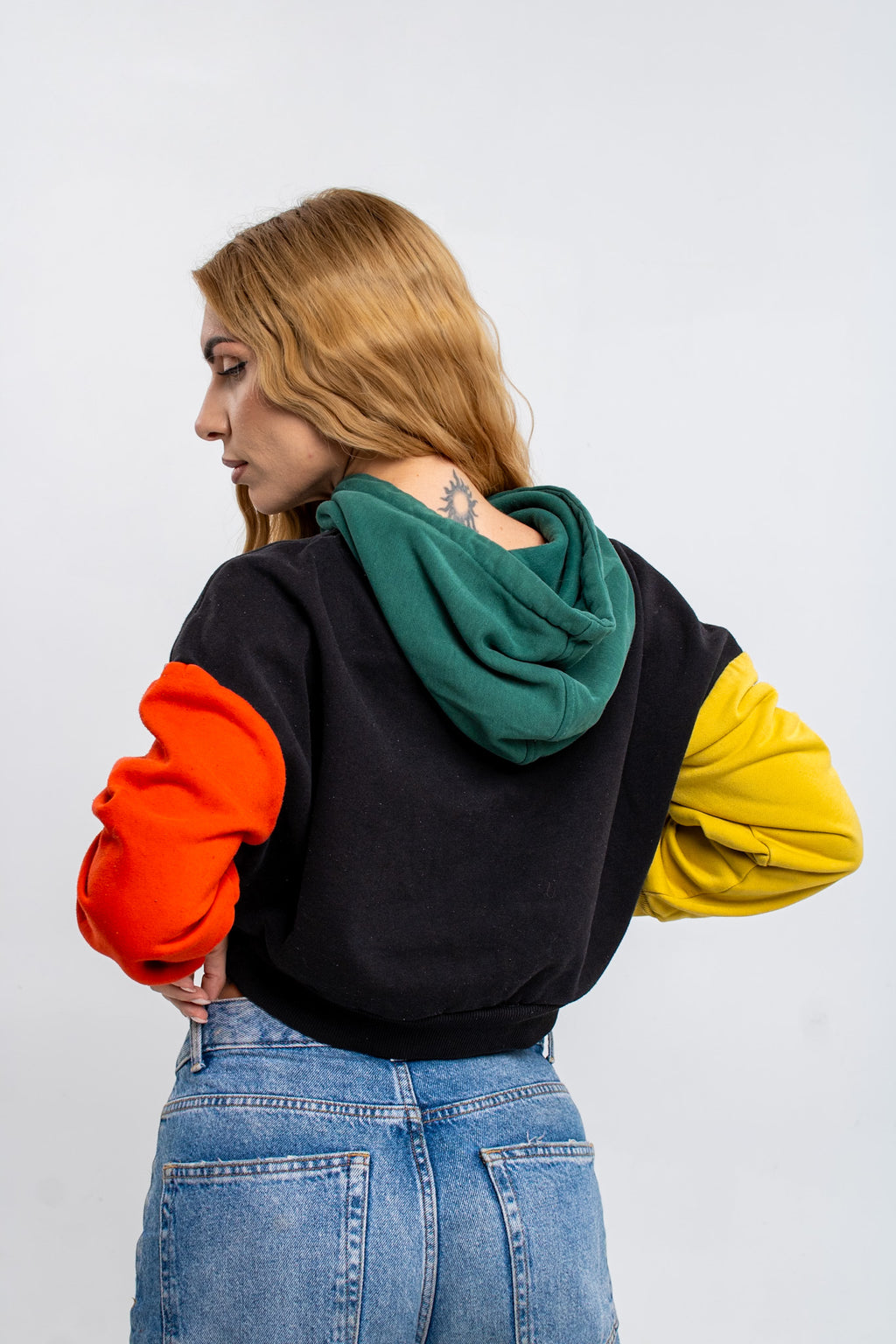 Karl Cropped Hoodie