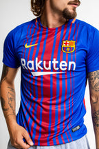 Retro Nike FC Barcelona 2017/2018 Home Jersey -Messi #10