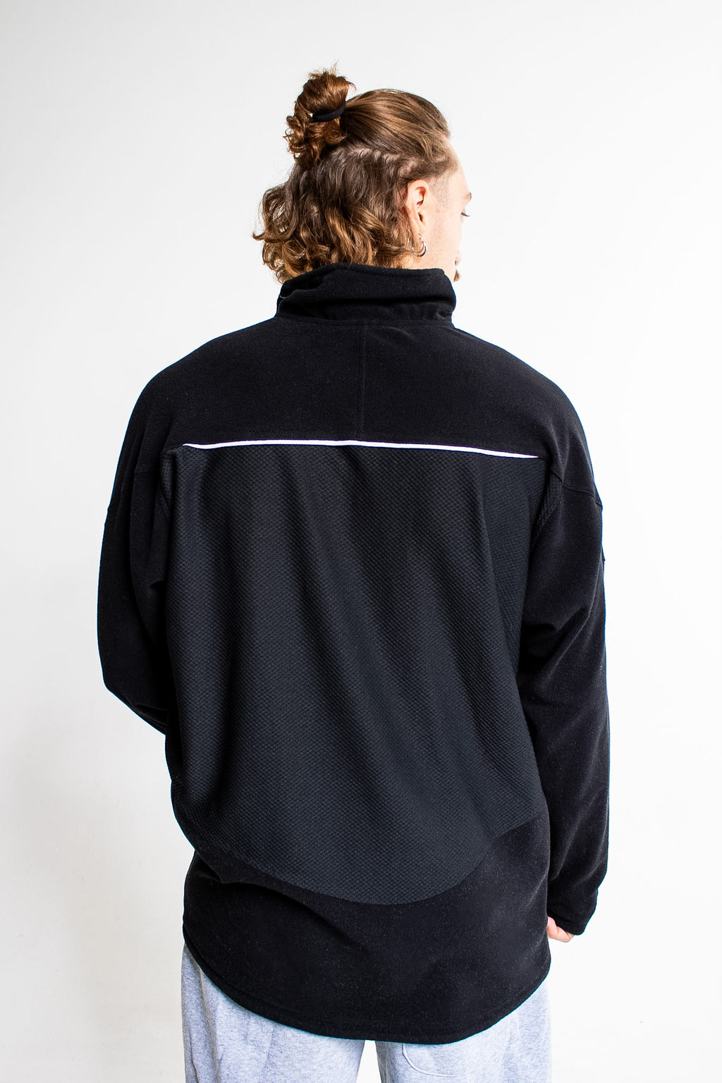 Y2K Reebok Half-zip Fleece Sweatshirt