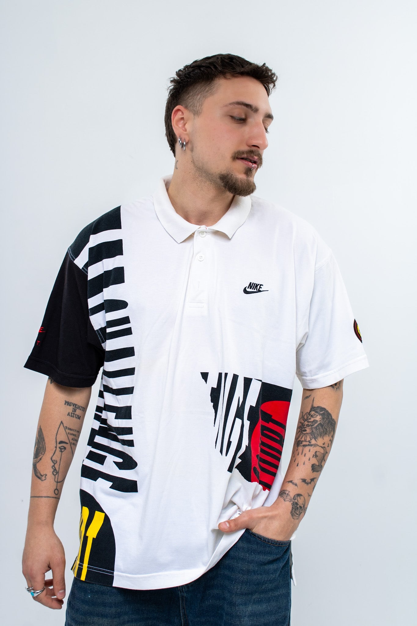 Polo Nike Challenge Court Agassi 90s Vintage