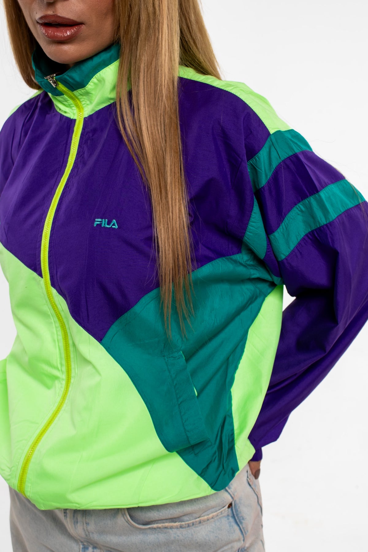 90s Fila Windbreaker Jacket