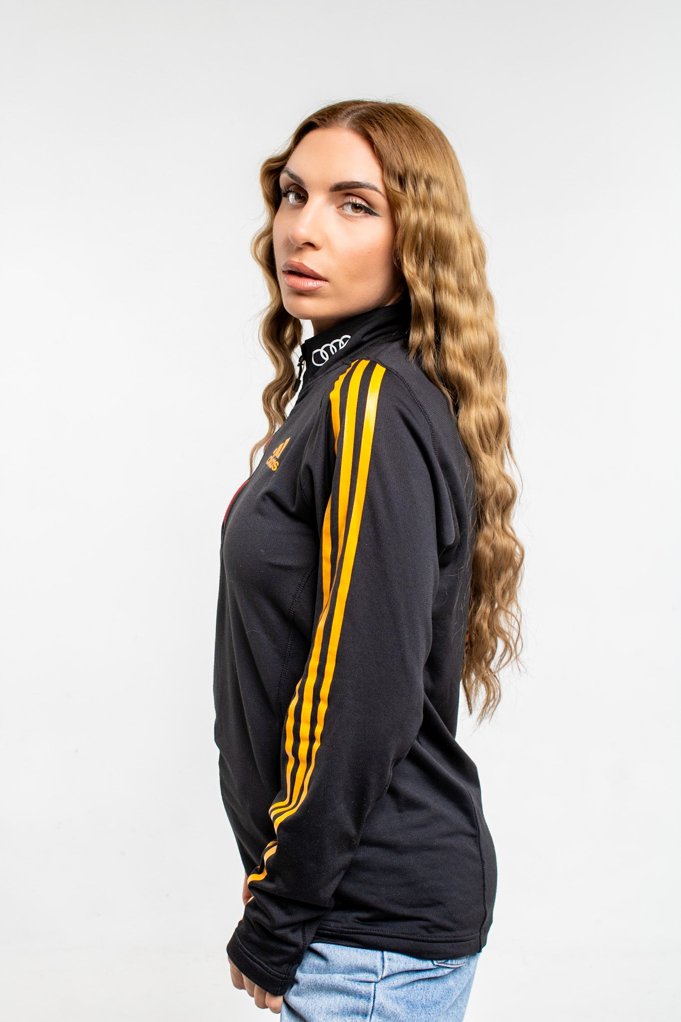 Adidas Audi half-zip