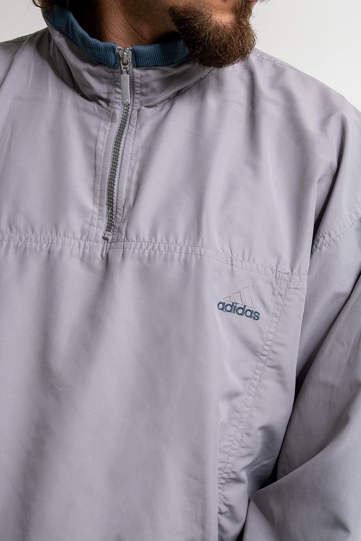 Vintage Adidas Half-zip Windbreaker