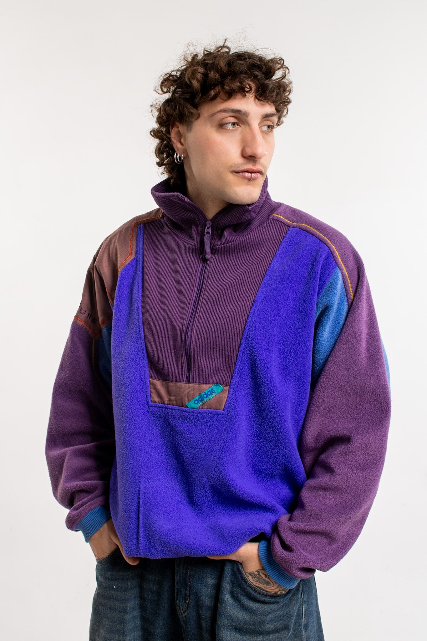 Adidas Vintage Half-Zip Fleece