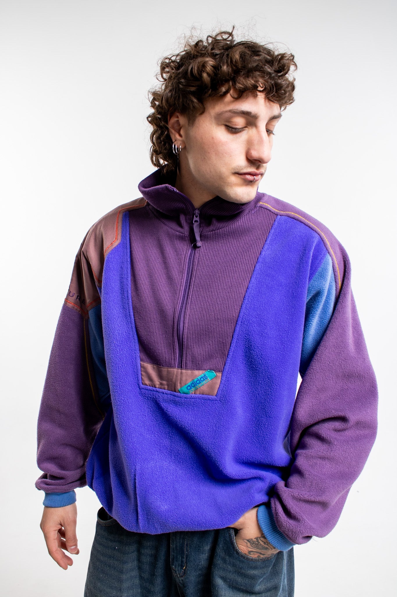 Adidas Vintage Half-Zip Fleece