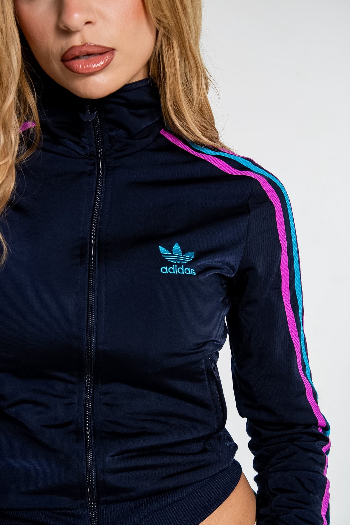 Adidas Multi-Color Logo Jacket