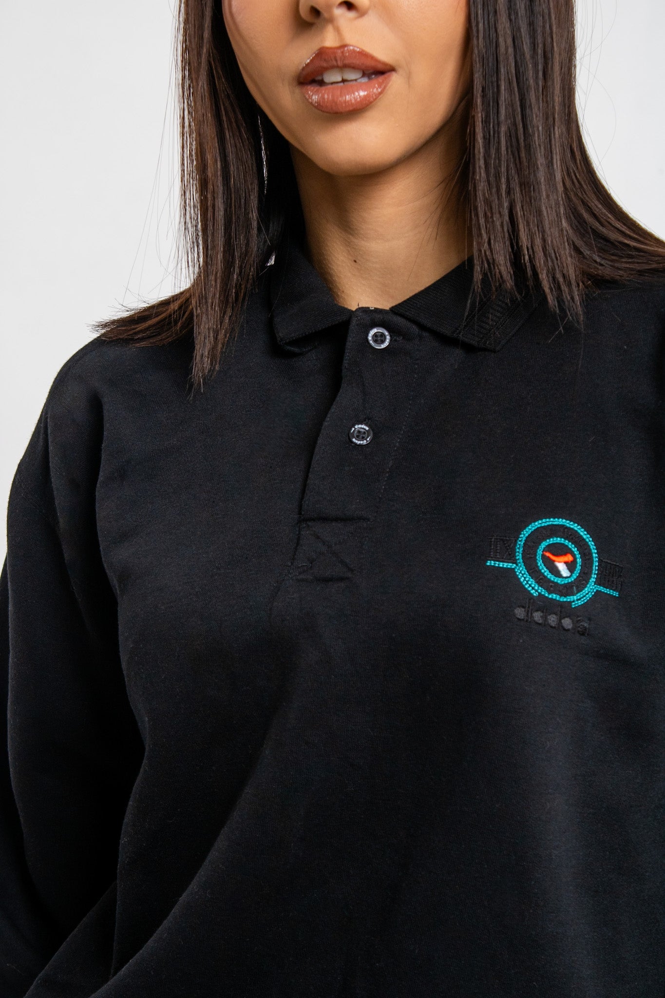 Diadora vintage Polo Sweatshirt