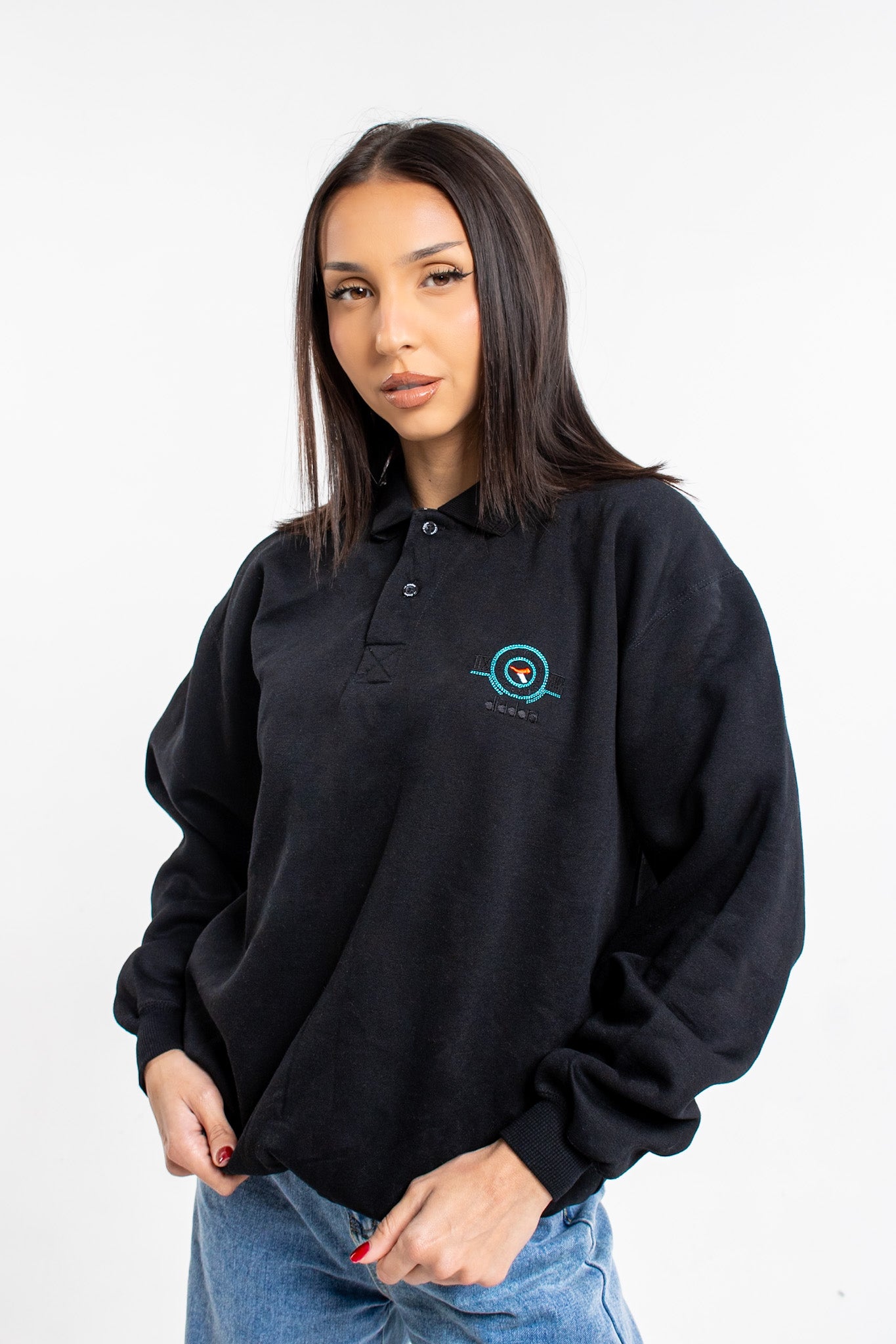 Diadora vintage Polo Sweatshirt