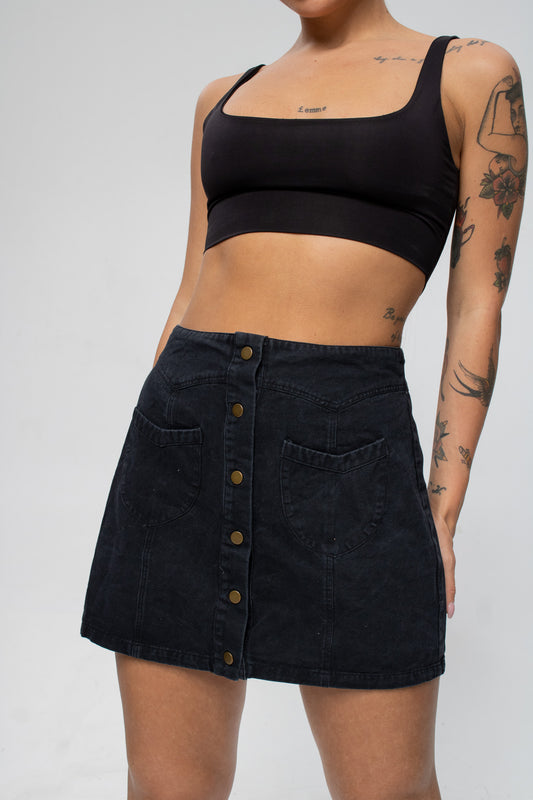 High-waisted skirt