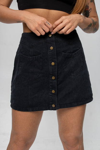 High-waisted skirt