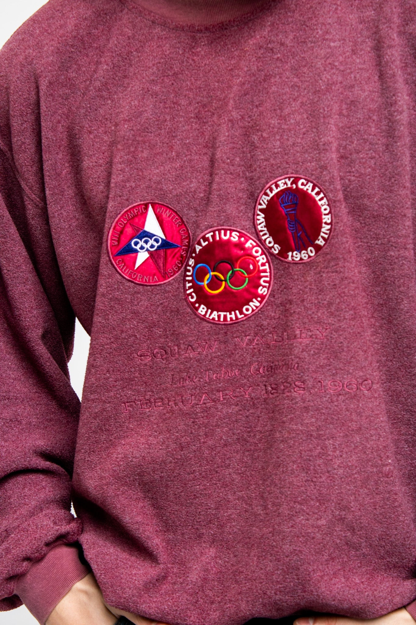 Adidas Vintage 80's 1960 USA Winter Olympics Sweatshirt