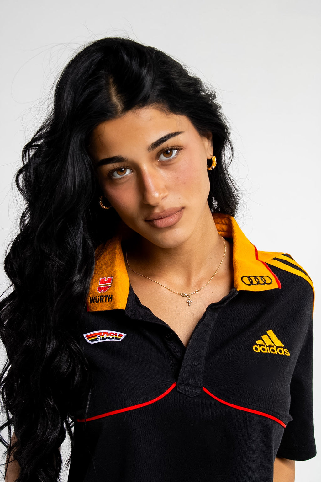 Adidas Germany DSV Ski Team Polo t-shirt -Audi & Würth Sponsors