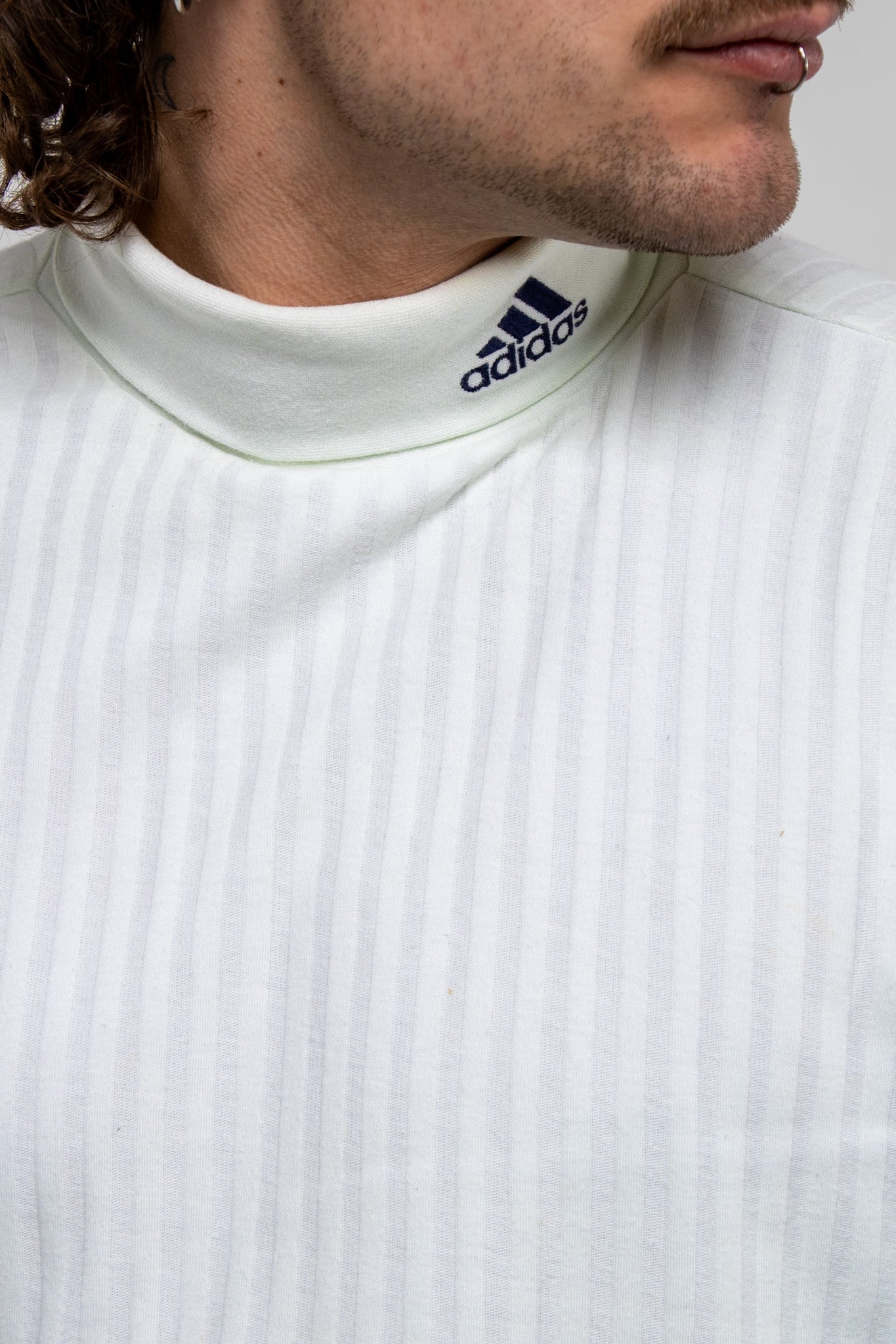 Adidas Vintage Ribbed Turtleneck