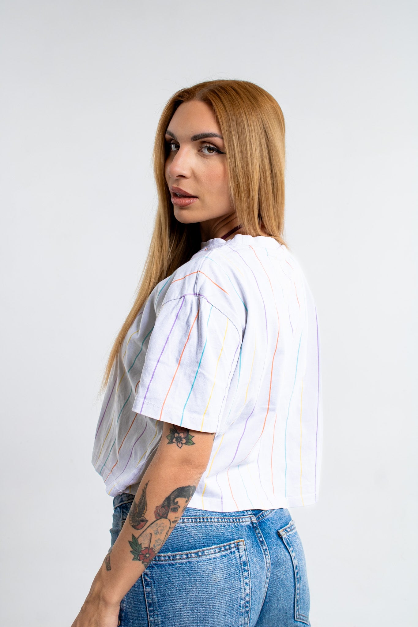 Karl Kani Cropped T-Shirt