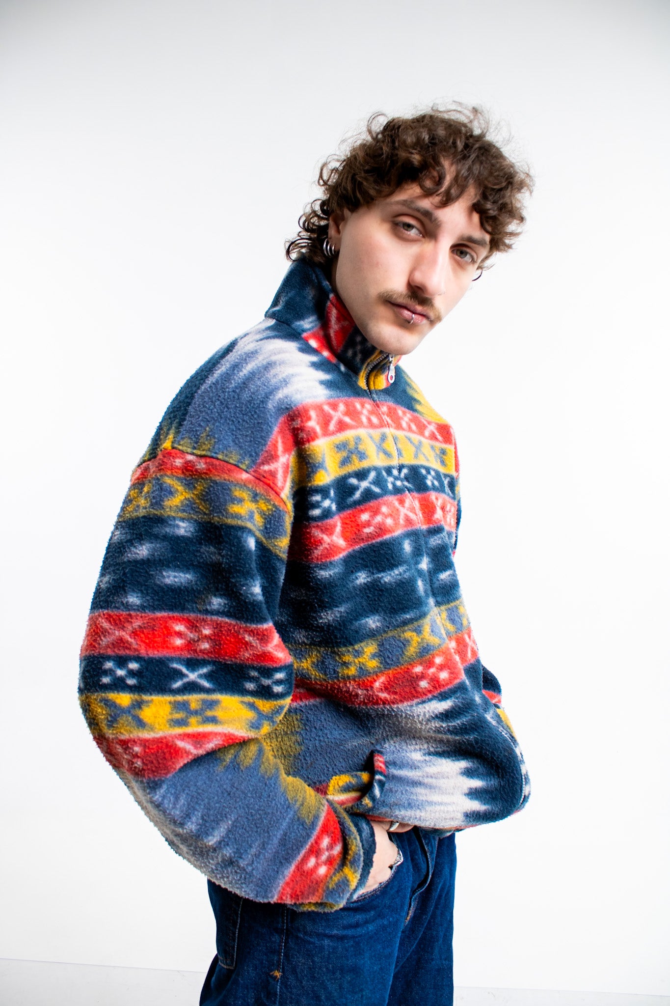 Sergio Tacchini Vintage Fleece Jacket