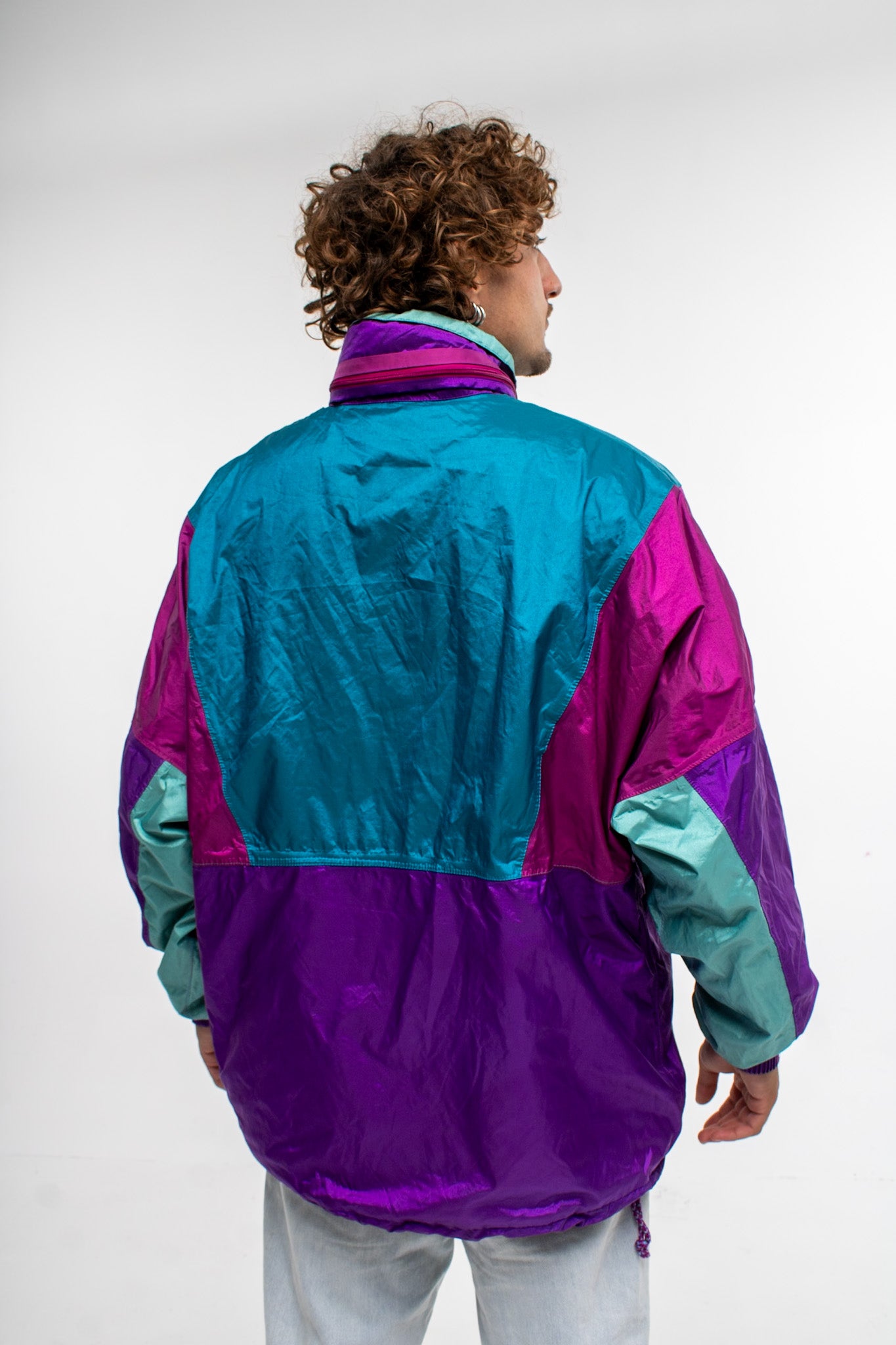 J Jeantex Half-Zip Jacket