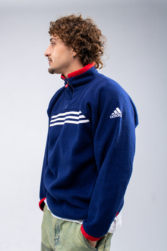 Adidas Half-Zip Fleece Sweatshirt