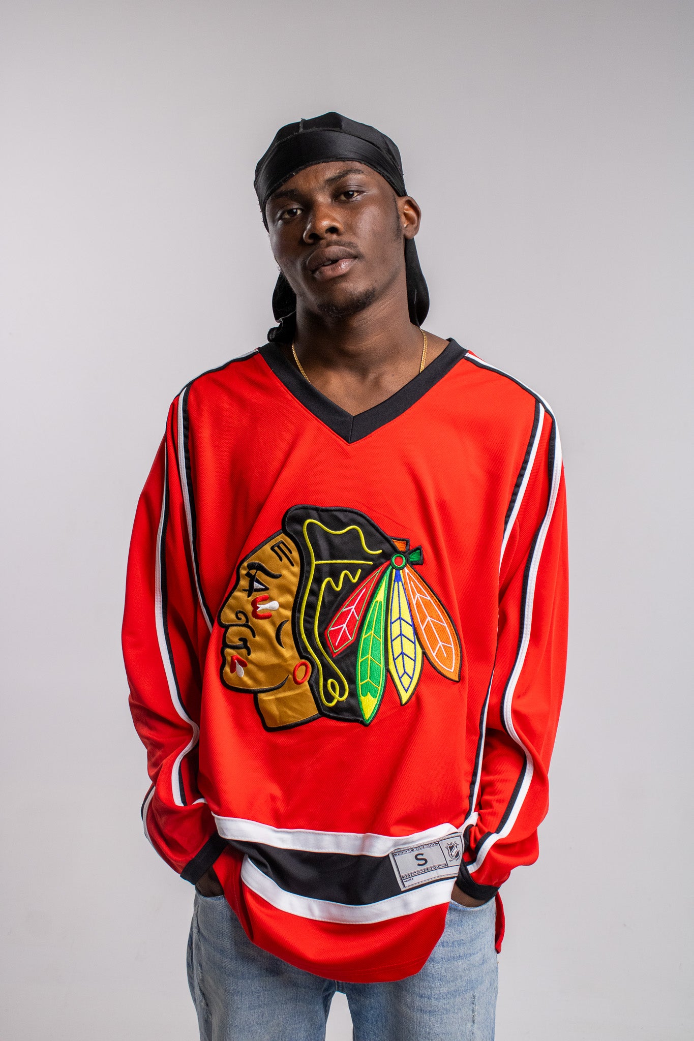 NHL Chicago Blackhawks Home Red Jersey Youth