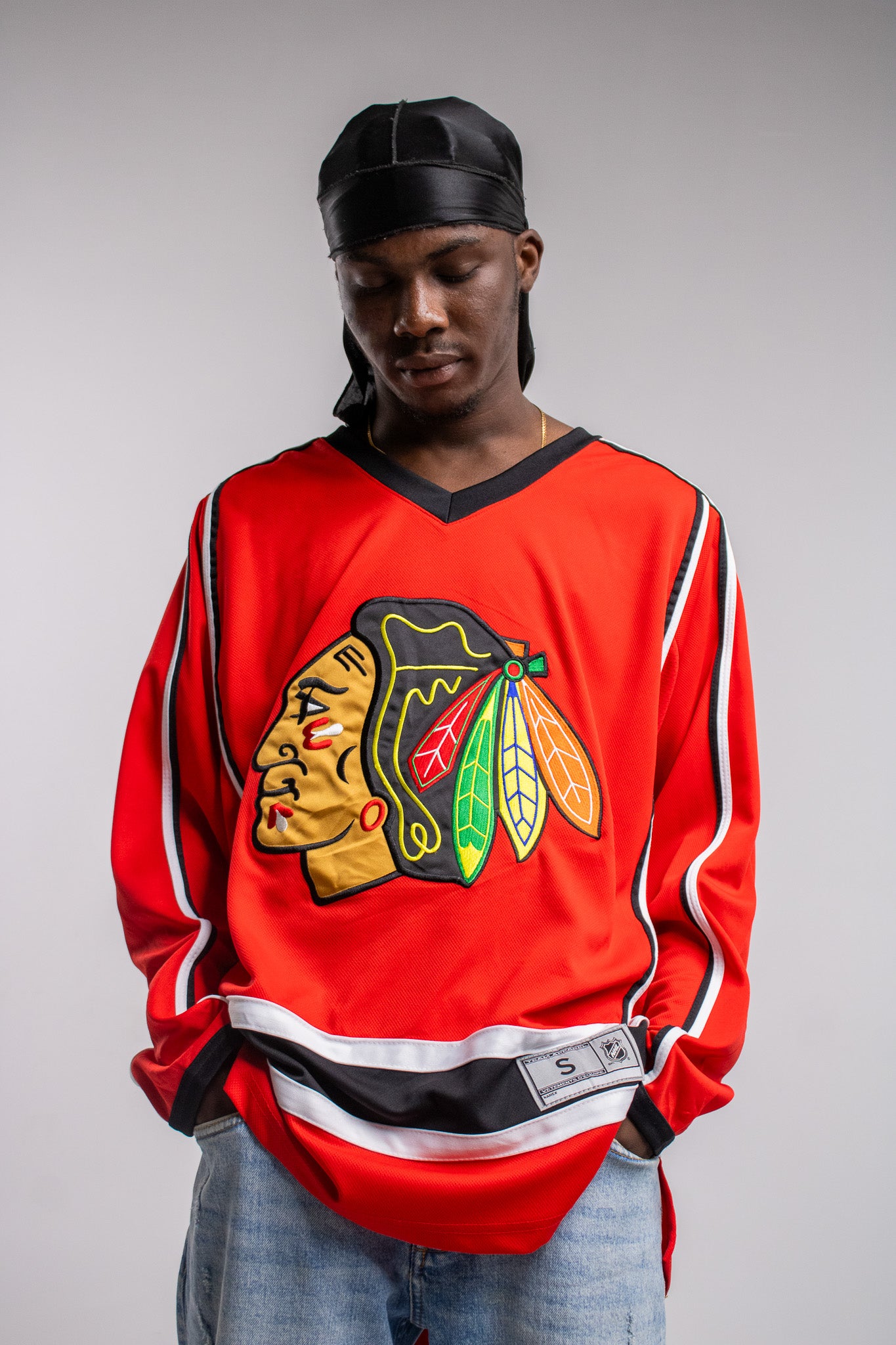 NHL Chicago Blackhawks Home Red Jersey Youth