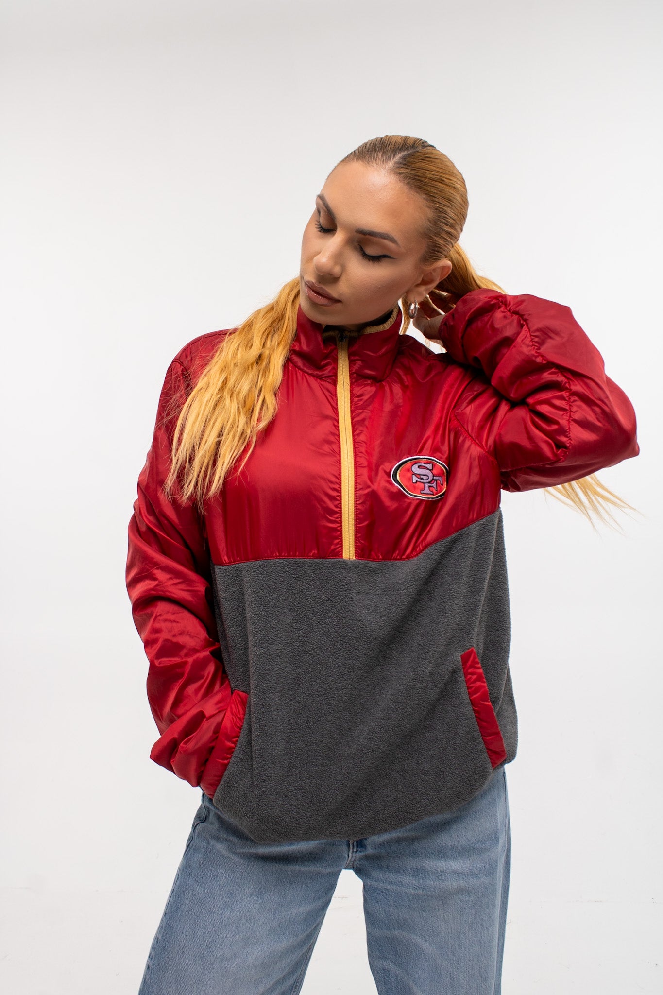 NFL San Francisco 49ers Quarter-Zip Jacket