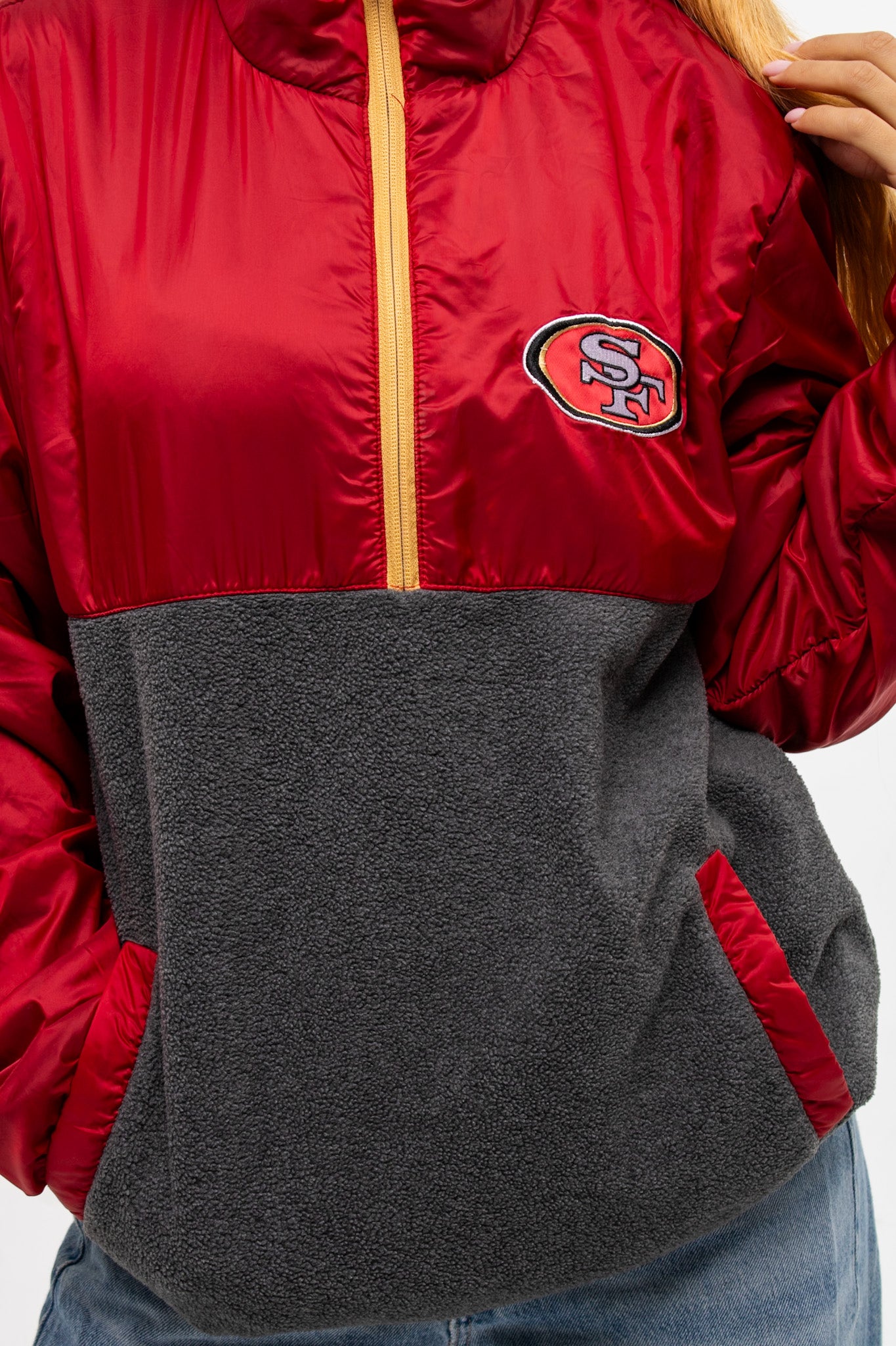 NFL San Francisco 49ers Quarter-Zip Jacket