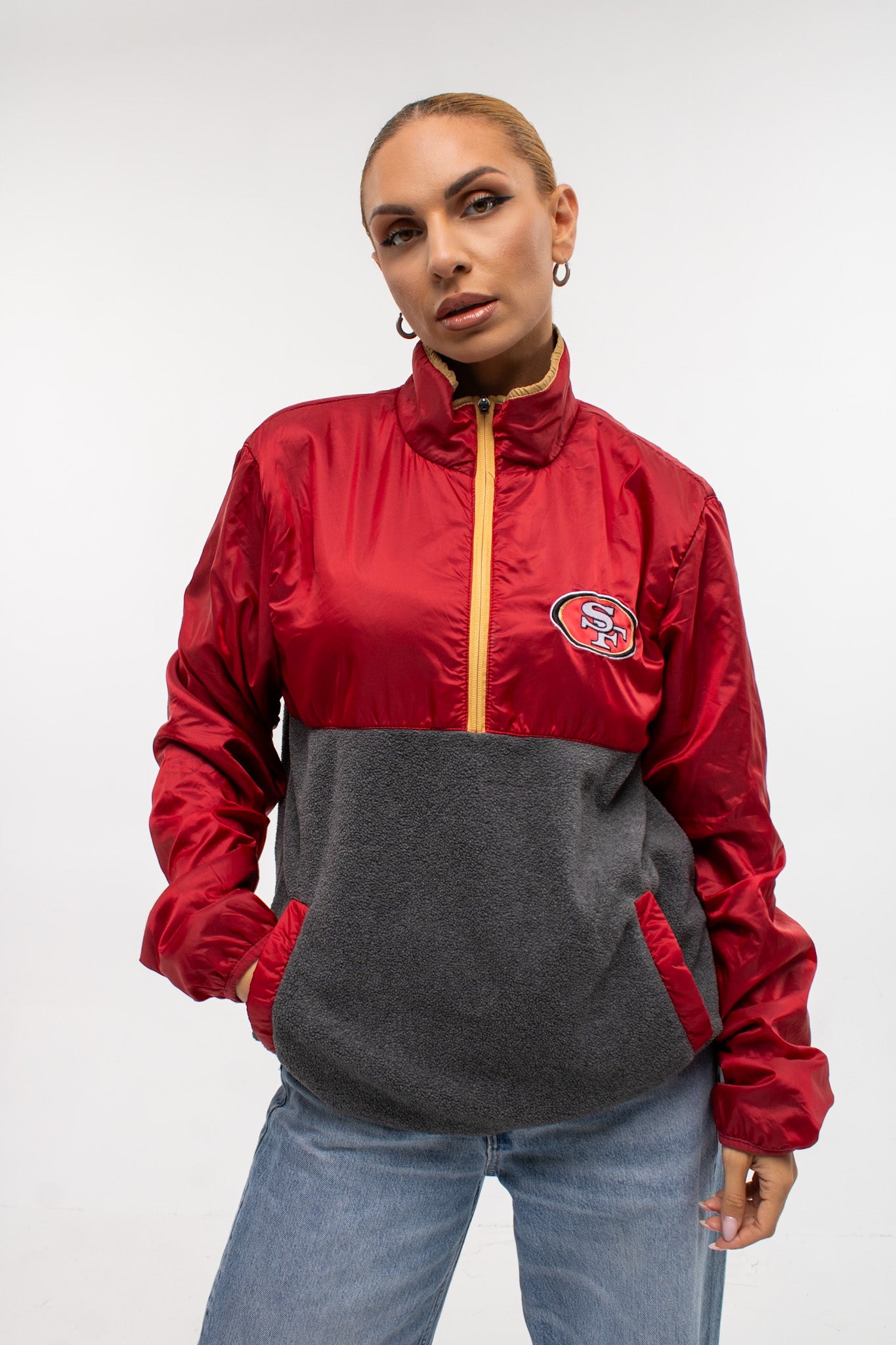 NFL San Francisco 49ers Quarter-Zip Jacket