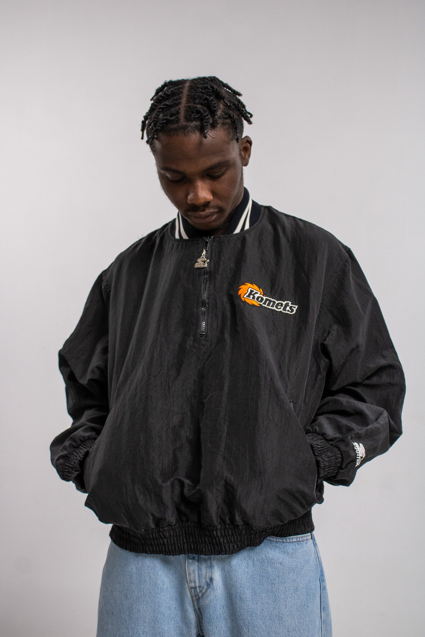 Vintage Starter bomber Jacket Komets hockey