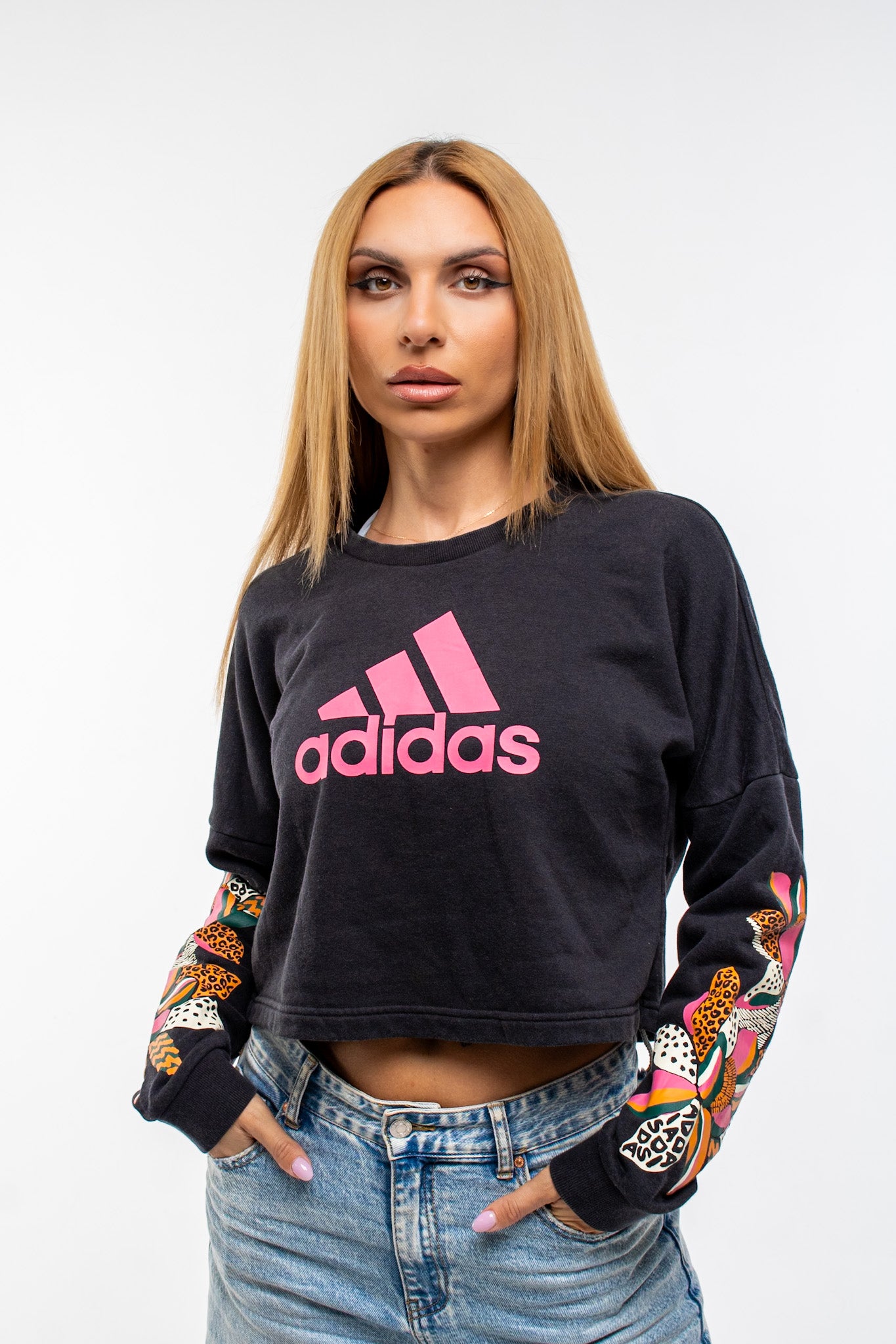 Adidas Cropped Sweatshirt