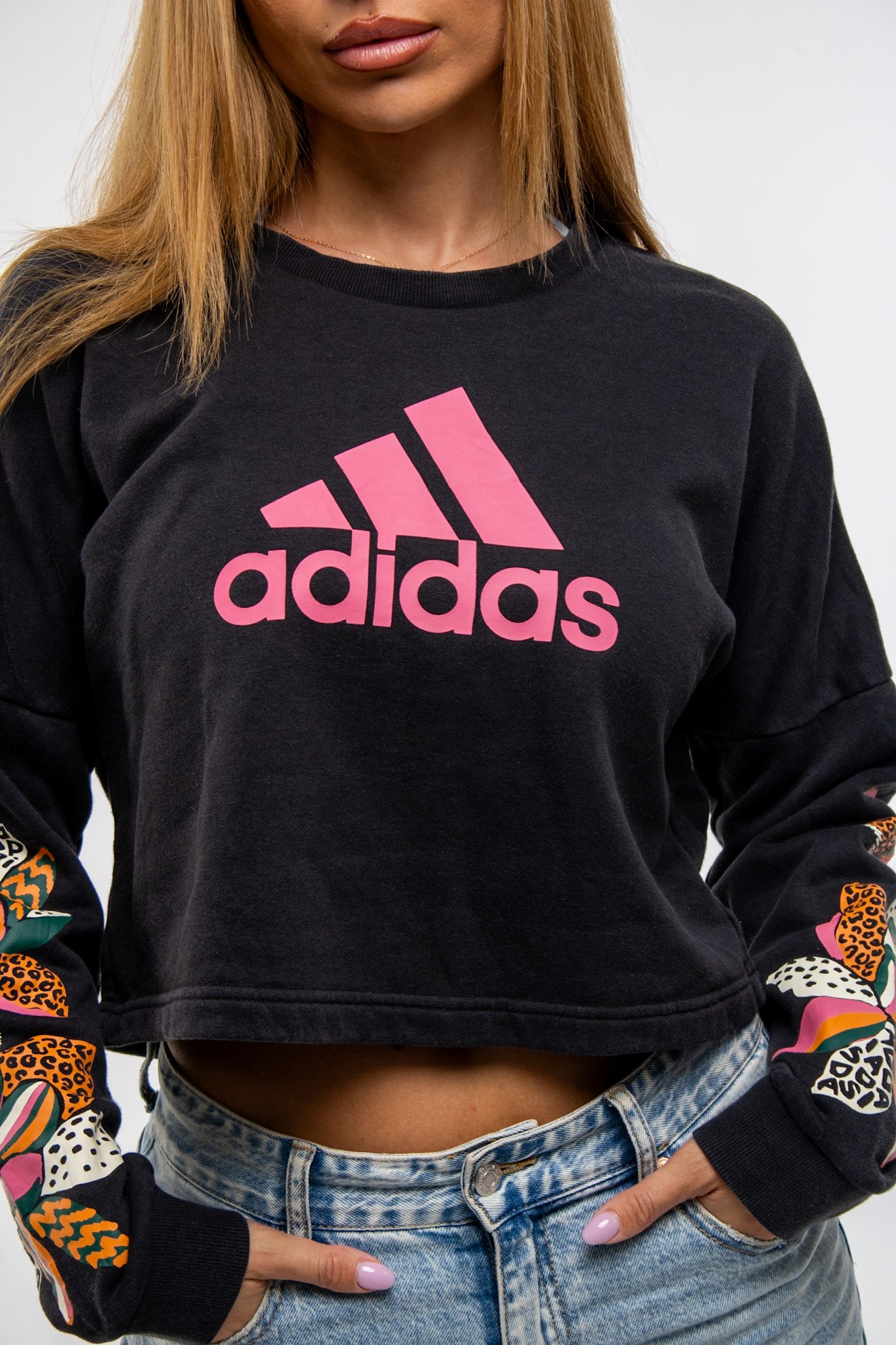 Adidas Cropped Sweatshirt