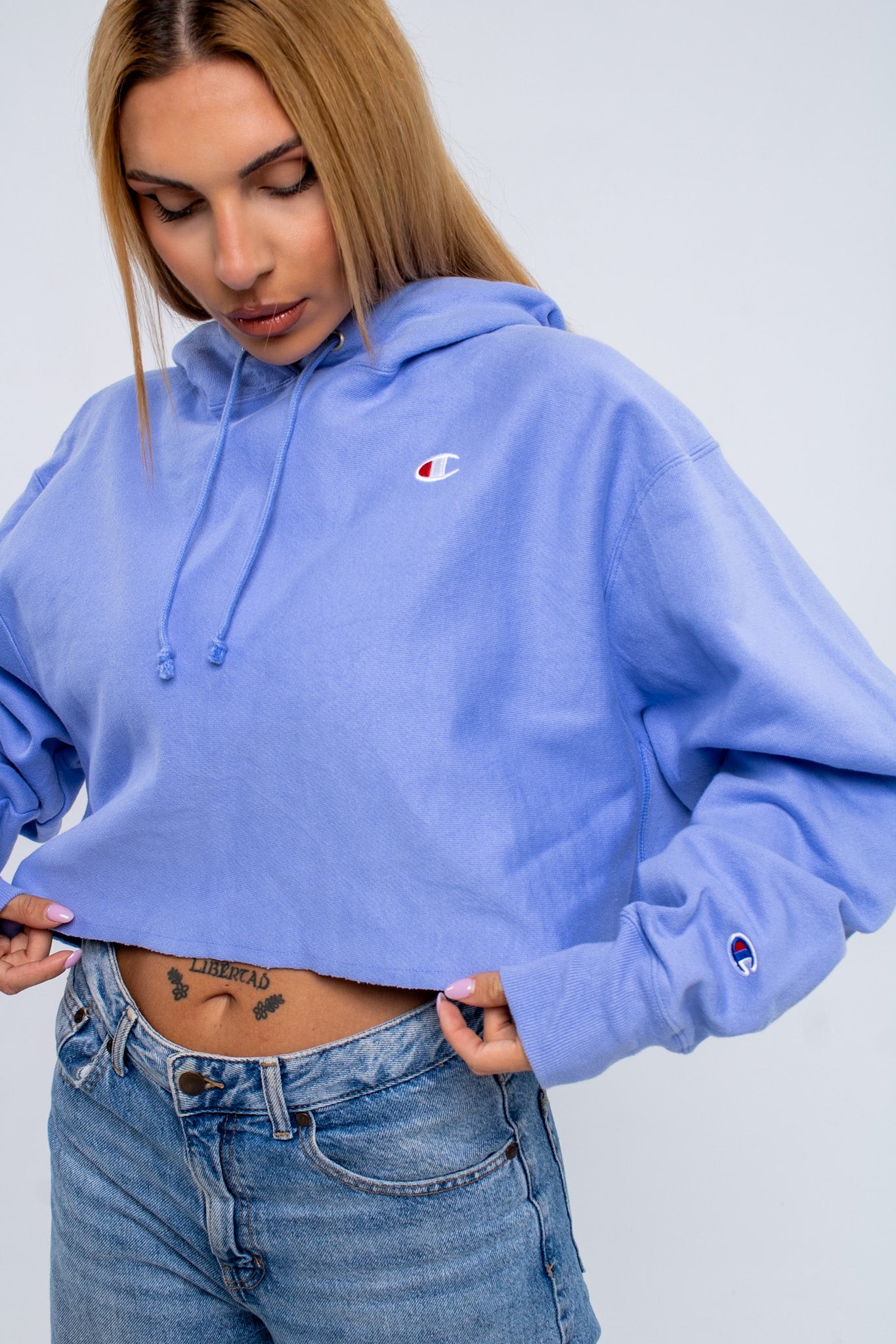 Champion Cropped Hoodie