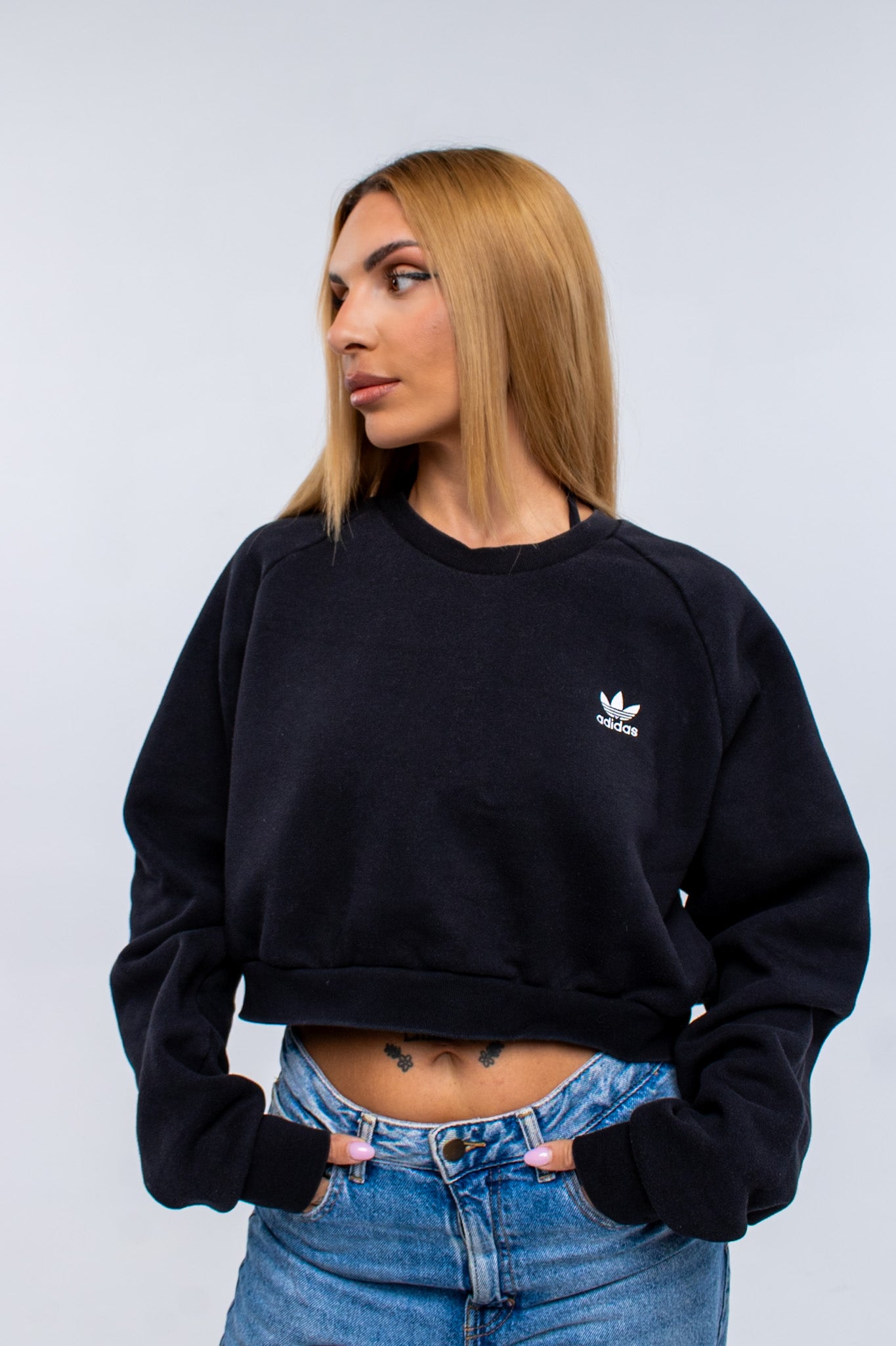 Adidas Cropped Sweatshirt