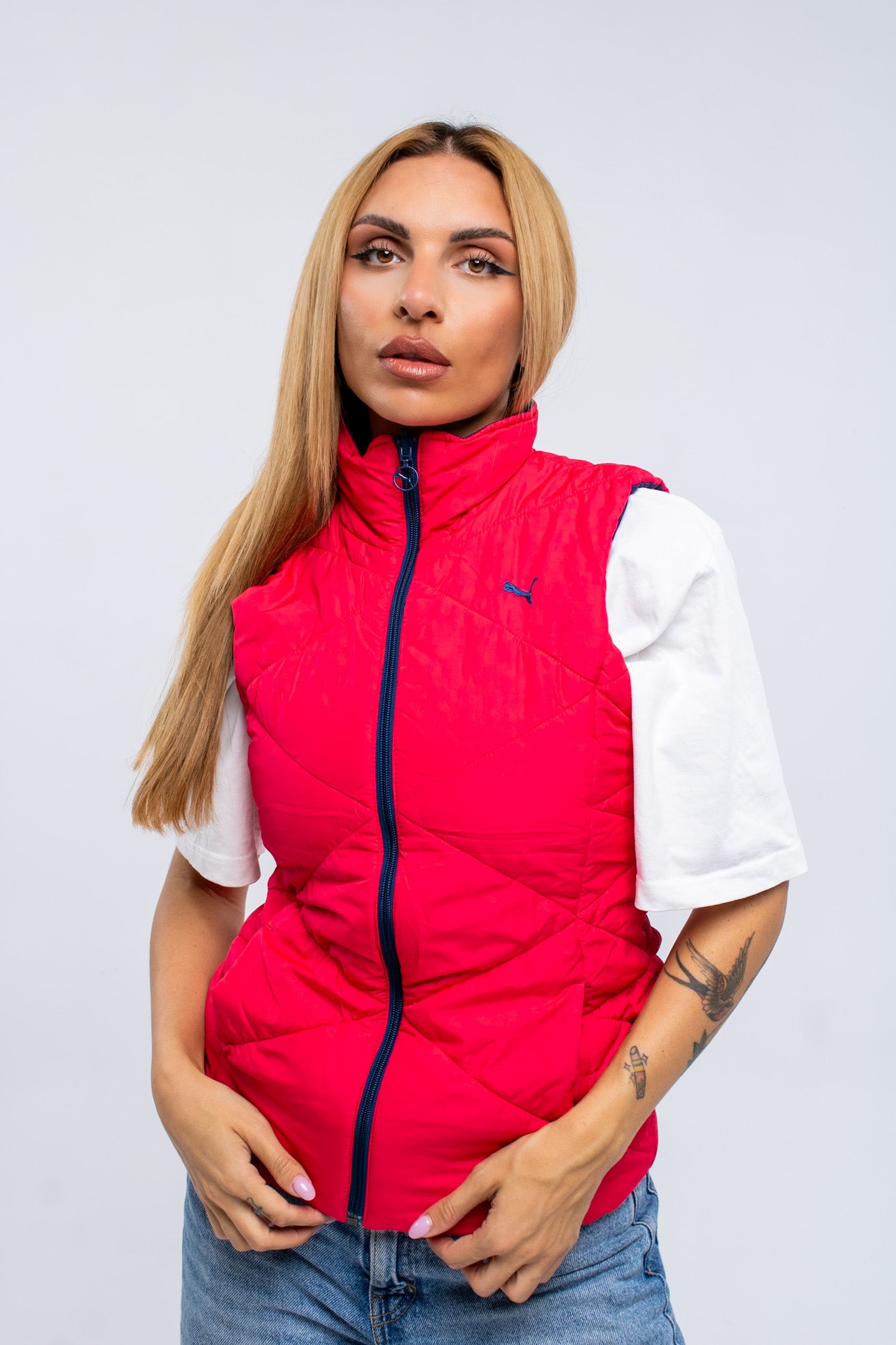 Puma Vest Jacket Double Sided