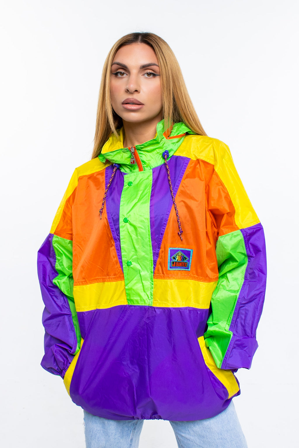 J Jeantex Half-Zip Jacket