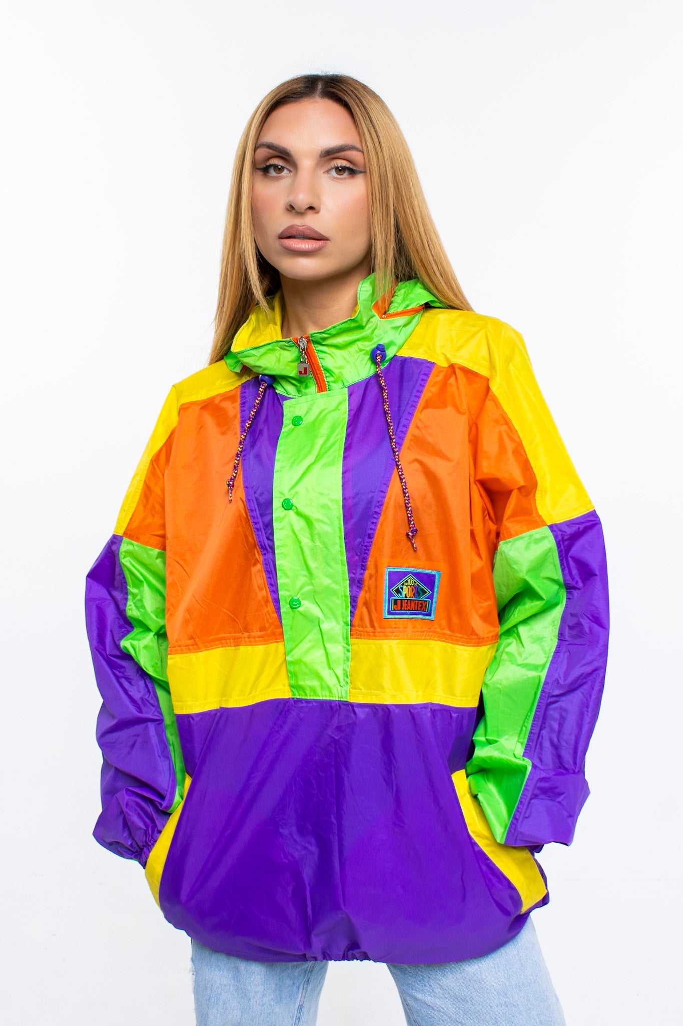 J Jeantex Half-Zip Jacket