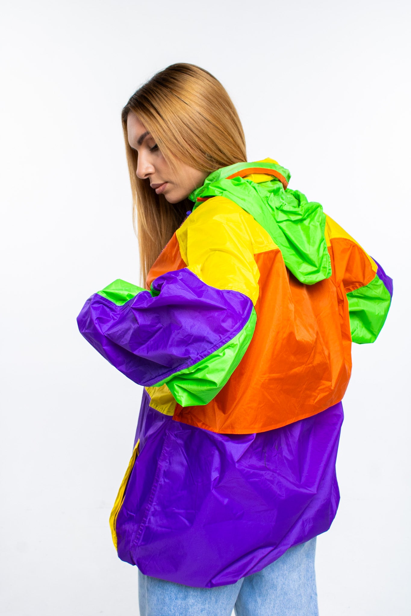 J Jeantex Half-Zip Jacket