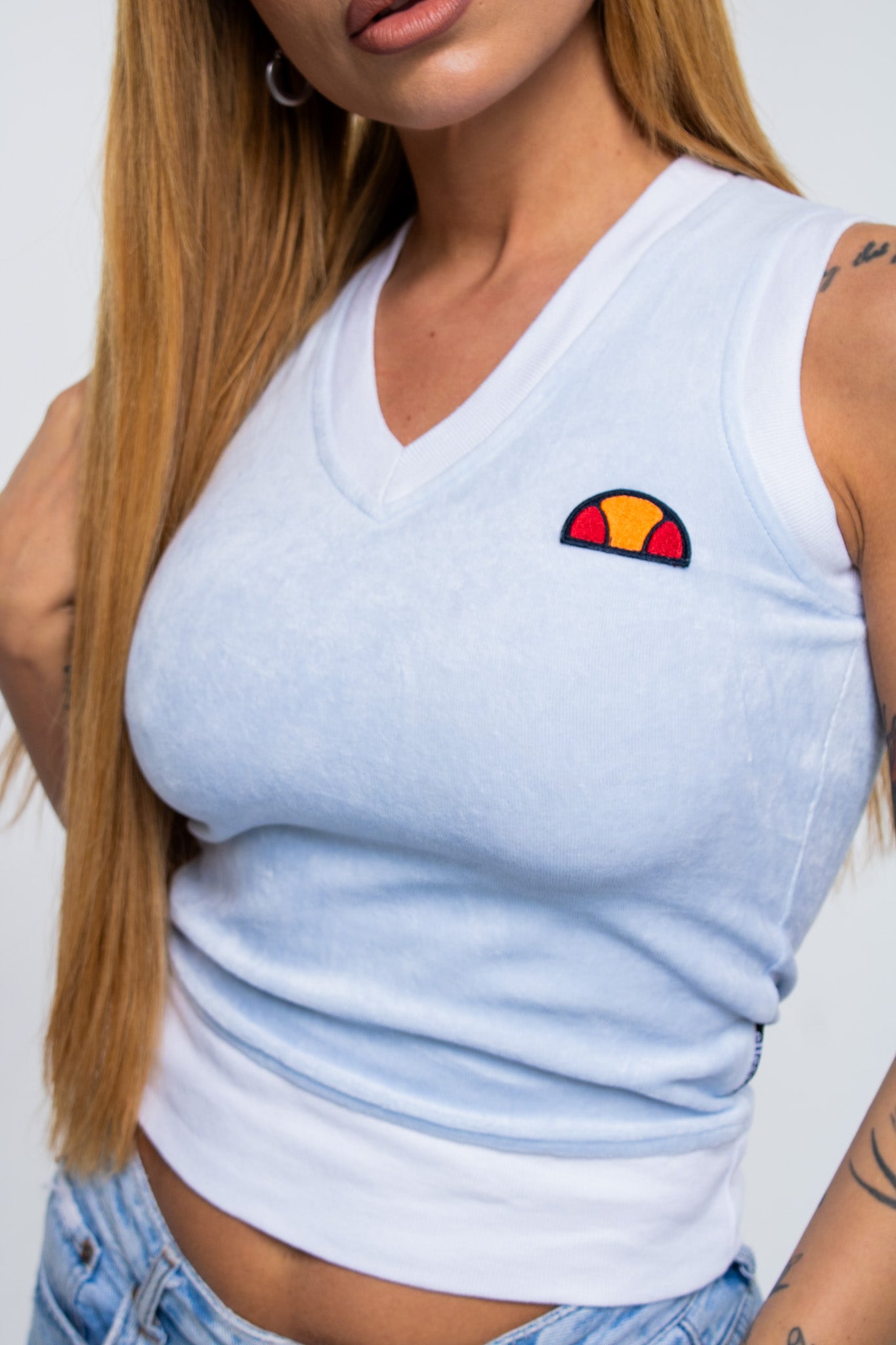Ellesse Fleece Vest Top