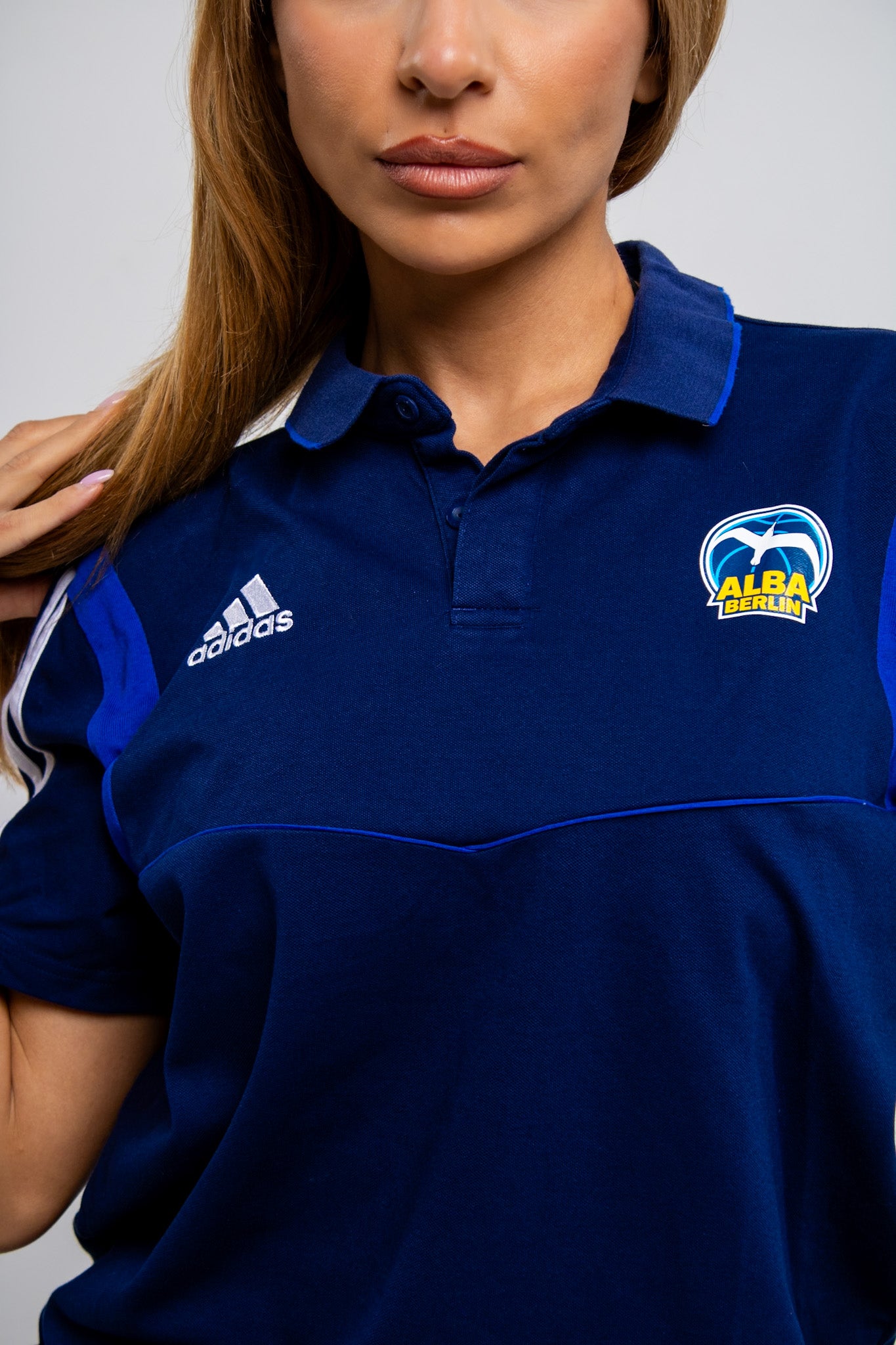Alba Berlin Adidas Basketball Polo T-shirt