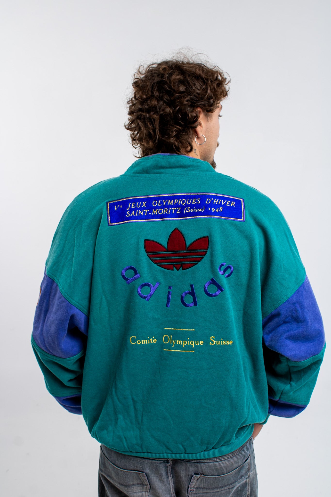 Adidas Olympia Sweater St. Moritz Vintage Pullover