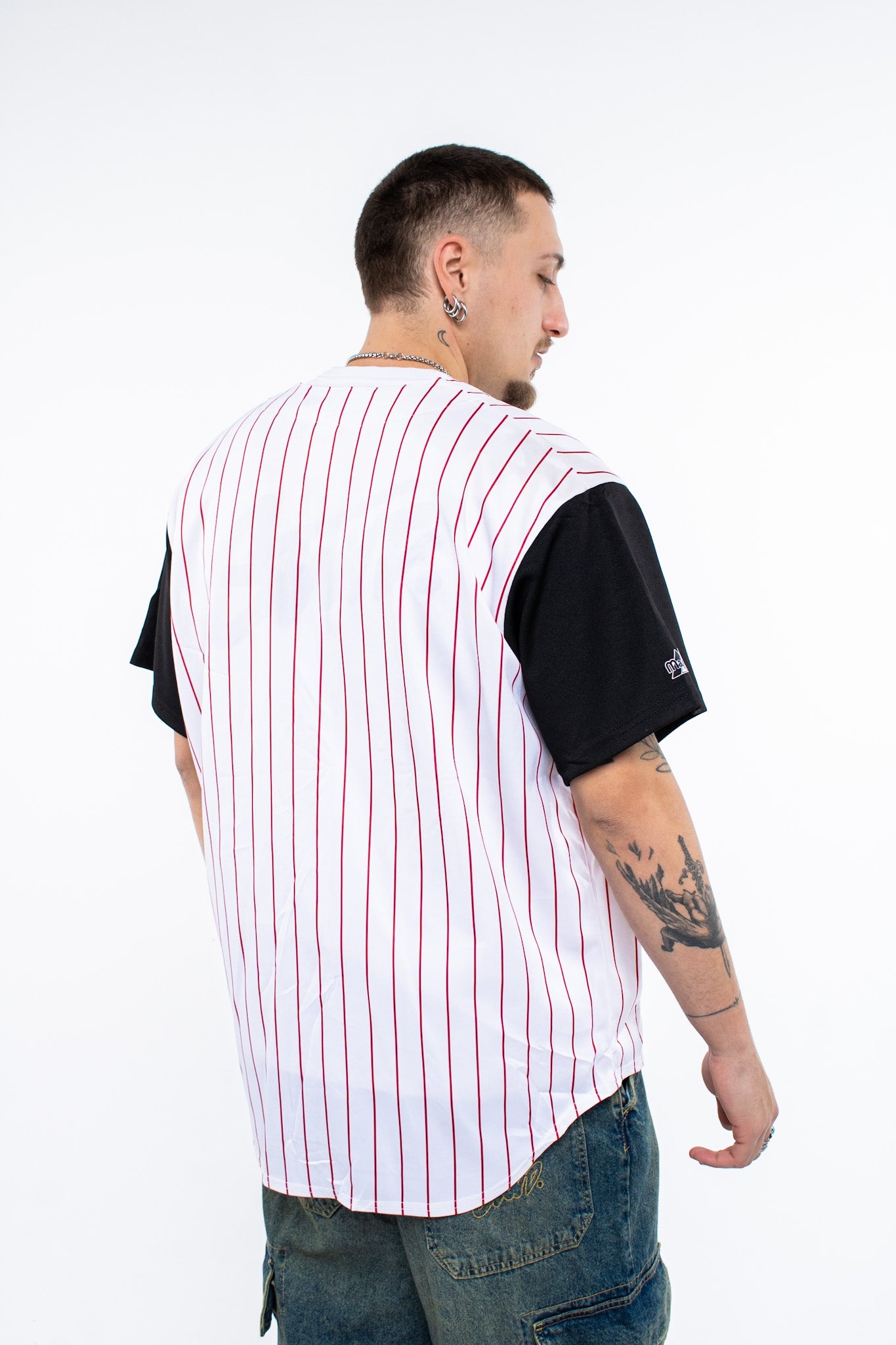 VINTAGE Y2K MAJESTIC CINCINNATI REDS WHITE BASEBALL JERSEY