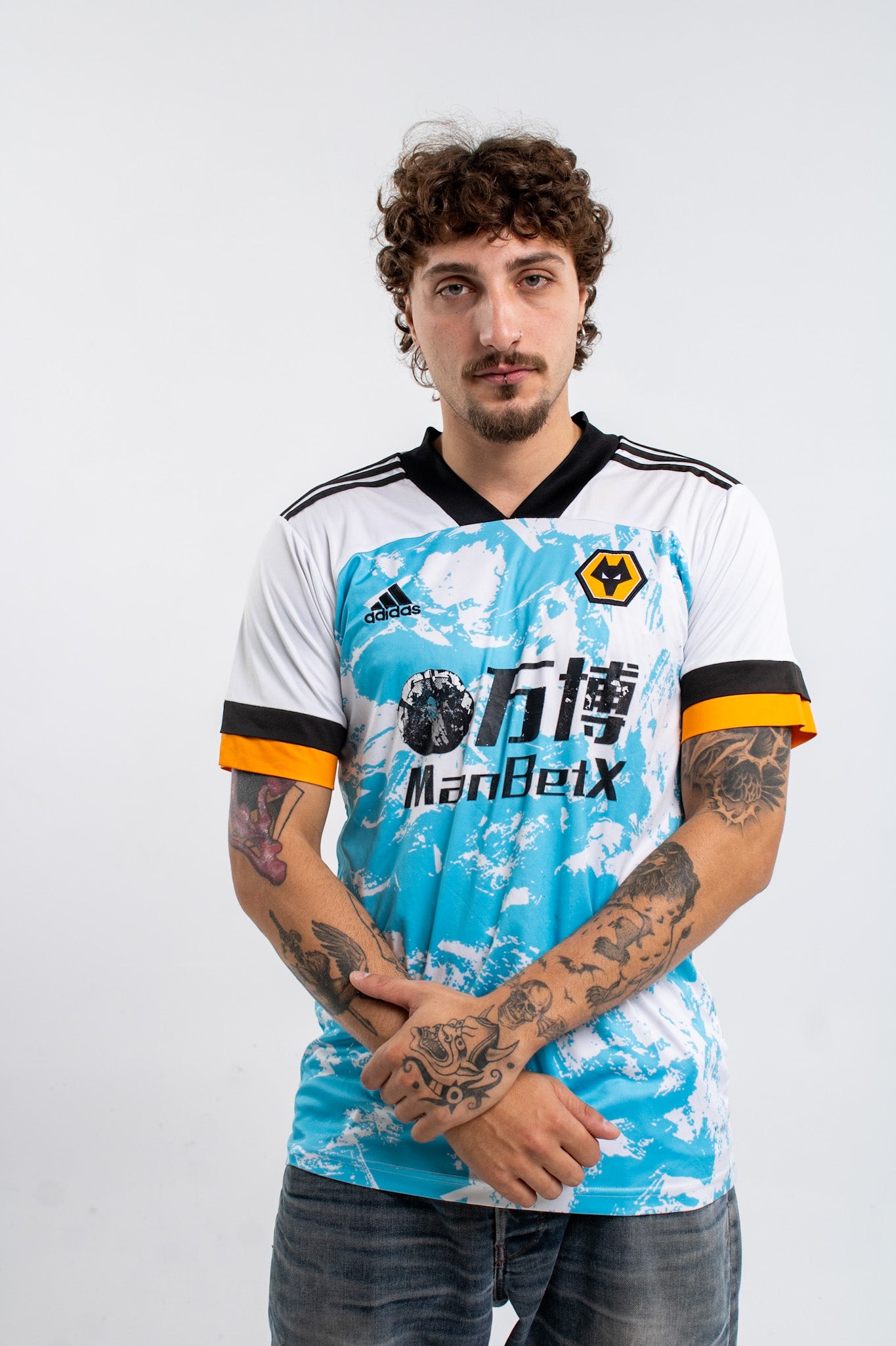 Wolverhampton Wanderers Away Adidas Football Jersey