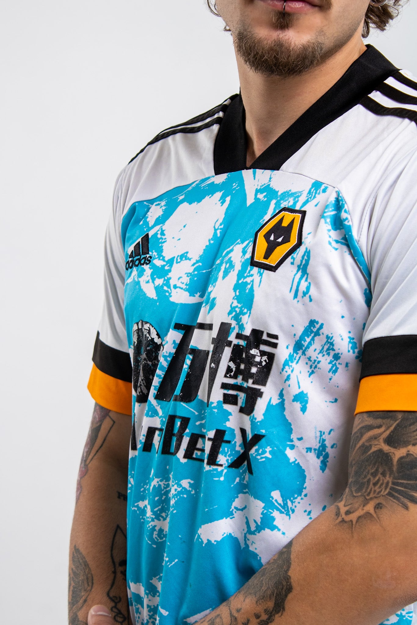 Wolverhampton Wanderers Away Adidas Football Jersey