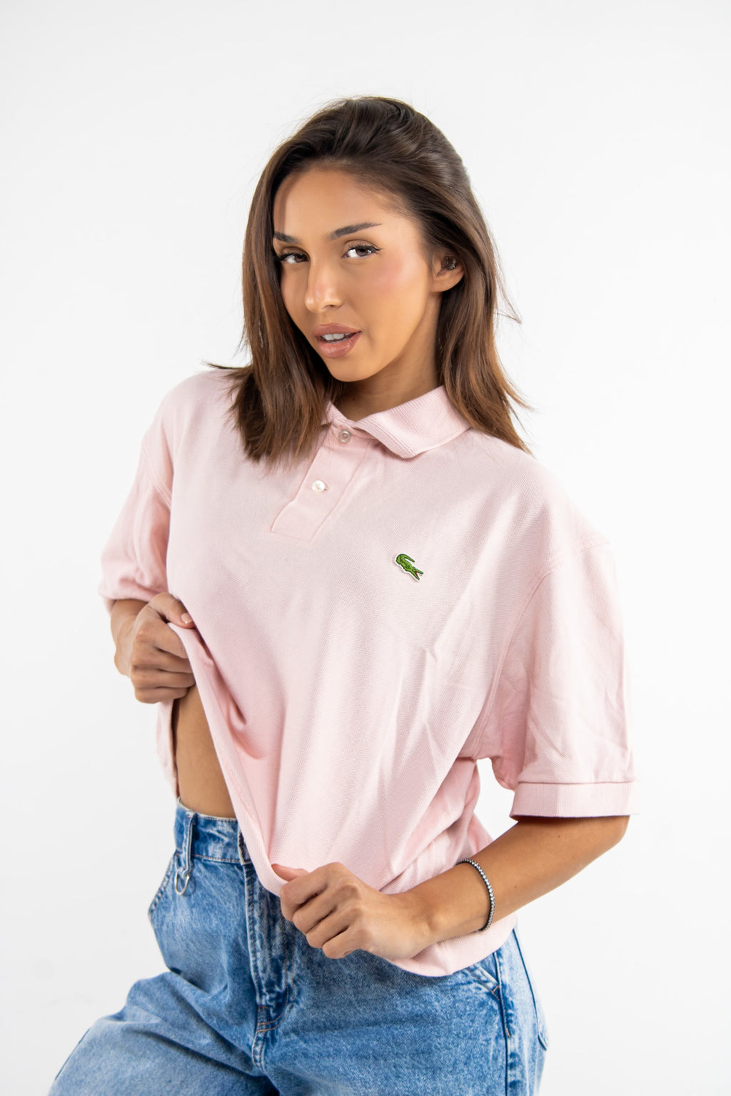Lacoste Crop Polo T-shirt