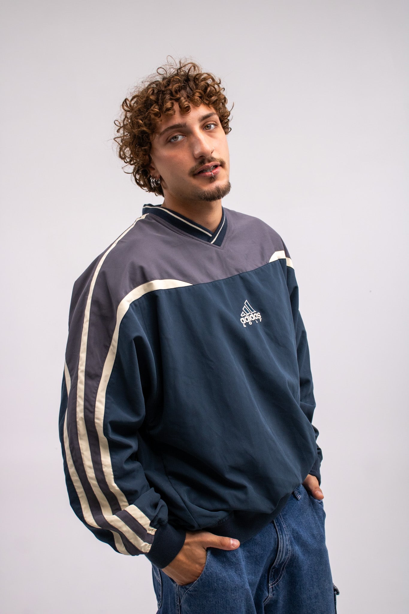 Adidas Vintage Windbreaker Sweatshirt