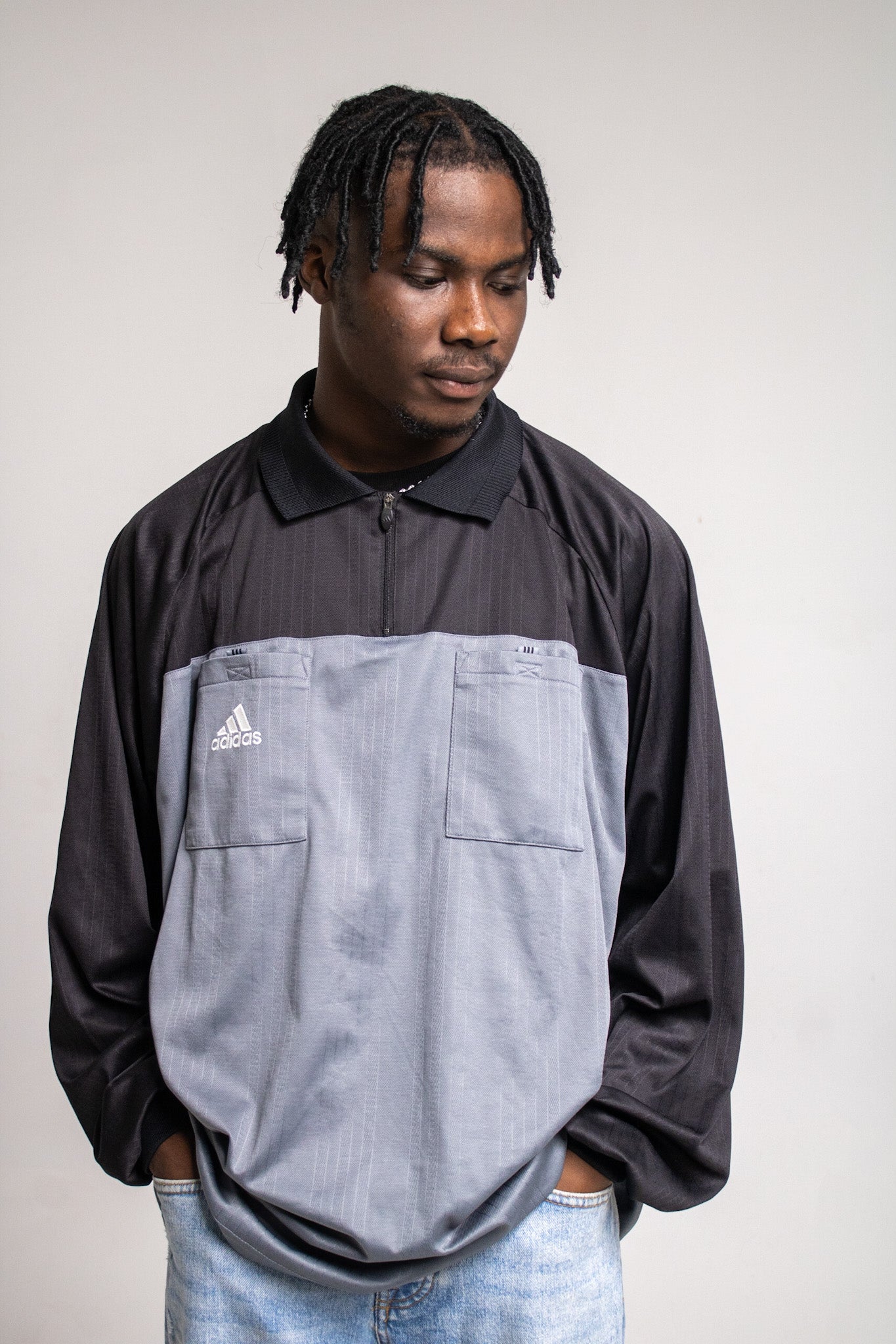 Vintage Adidas Polo Μπλούζα