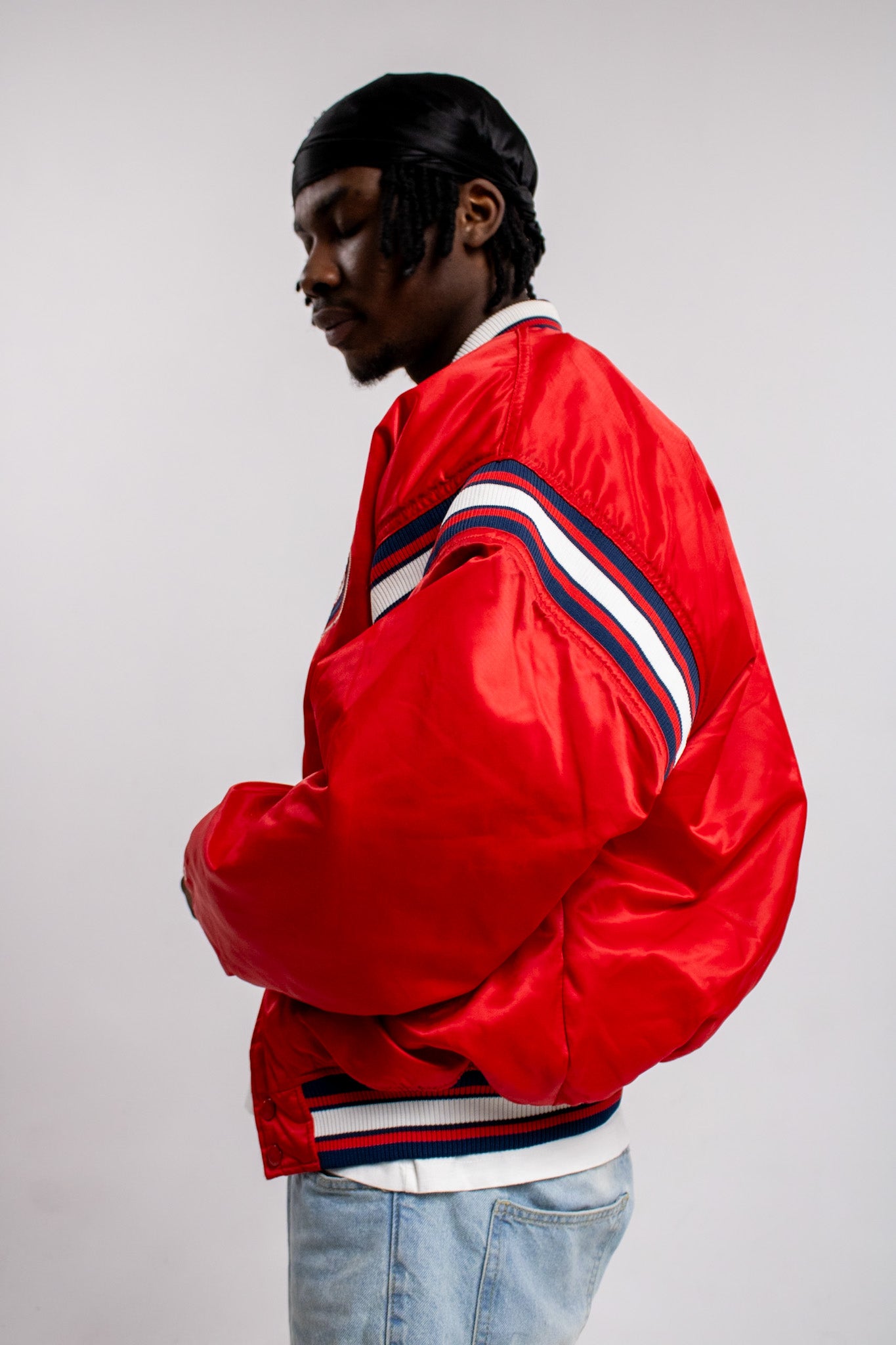 90’s Starter Indians Bomber Jacket