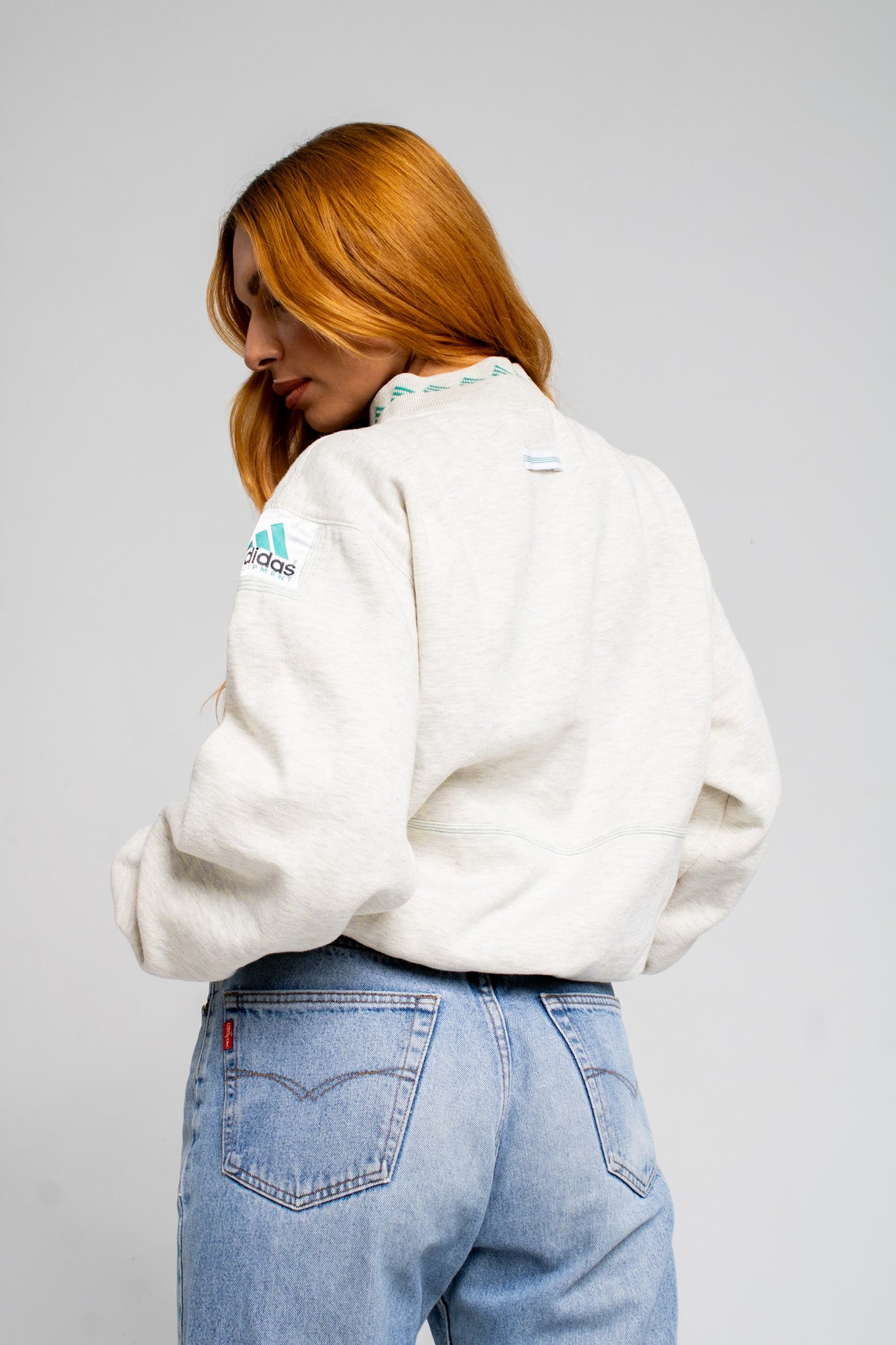 Vintage Adidas Half-Zip Sweatshirt