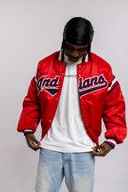 90’s Starter Indians Bomber Jacket