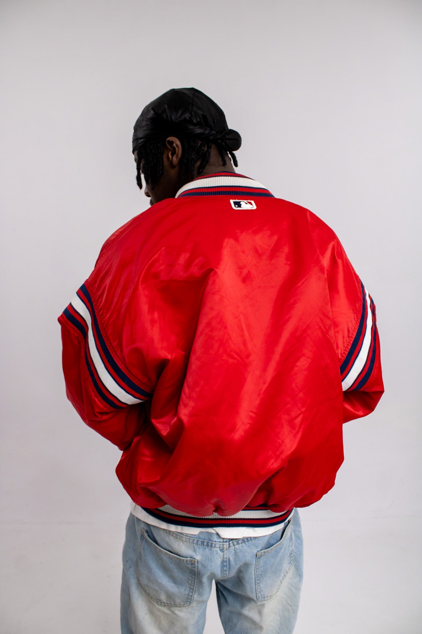 90’s Starter Indians Bomber Jacket